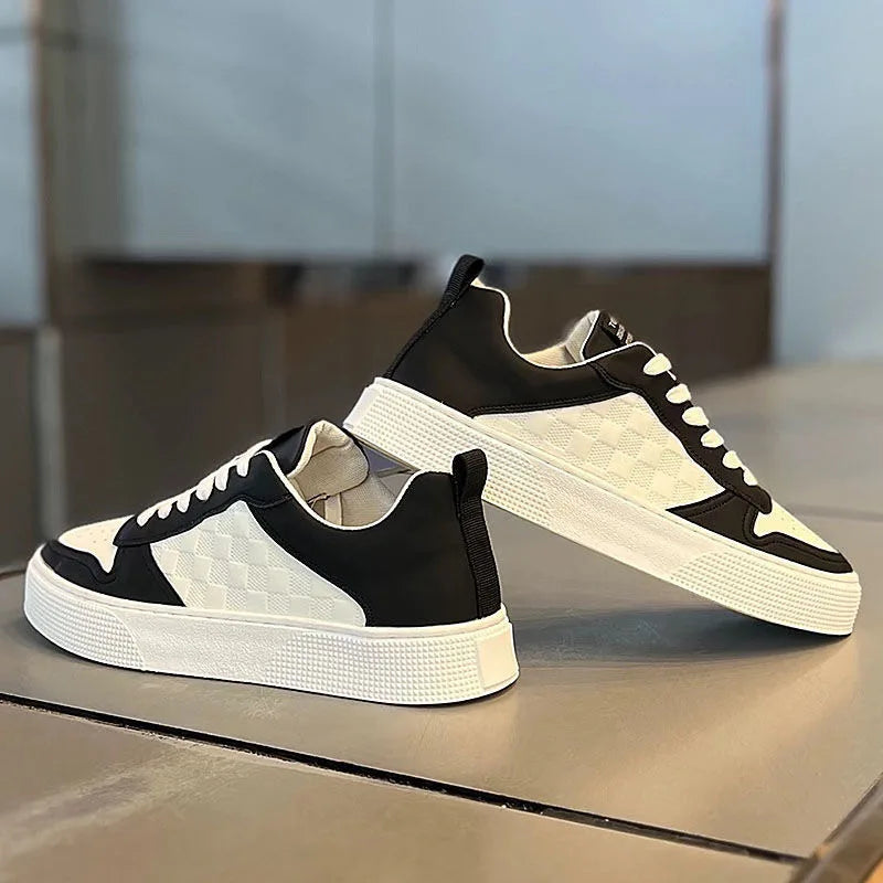 Summer men's new breathable white shoes men's trendy and versatile thick soled sports shoes casual shoes board shoes running sho