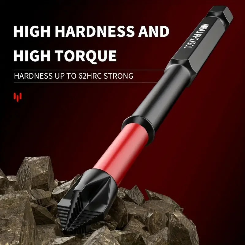 Anti-Slip and Shock-Proof Bits Screwdriver Bits,High Hardness Strong Magnetic 25/50/65/70/90/150mm PH2 Screwdriver Set