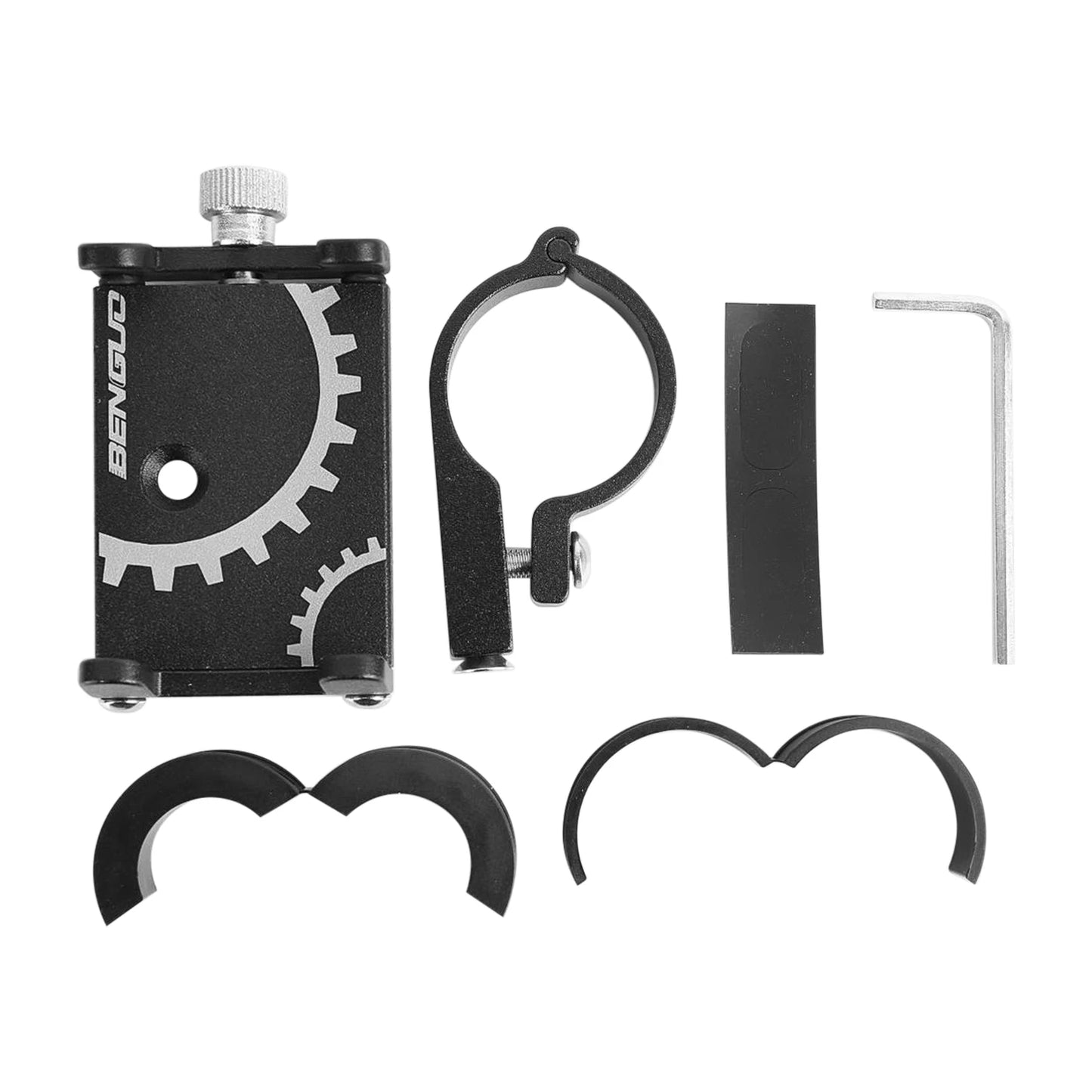 Universal Aluminum Alloy Mobile Phone Holder Adjustable Cell Phone Holder Aluminum Phone Clip Bike Bicycle Scooter Accessories