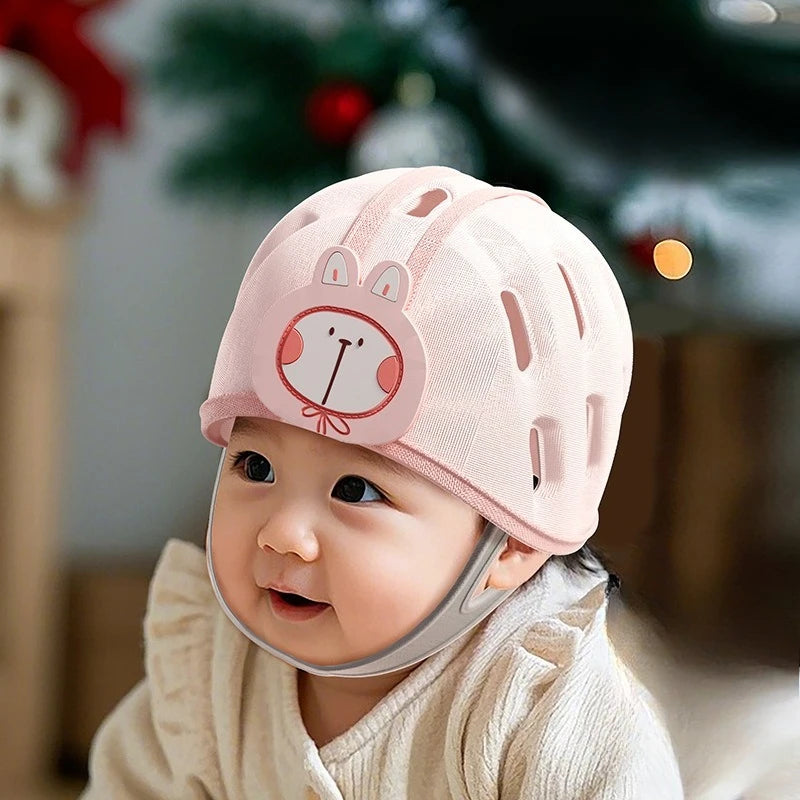 Baby Anti Fall Hat Infant Learn To Walk Head Protection Safety Hat Thickened Anti-collision Breathable Child Safety Protection