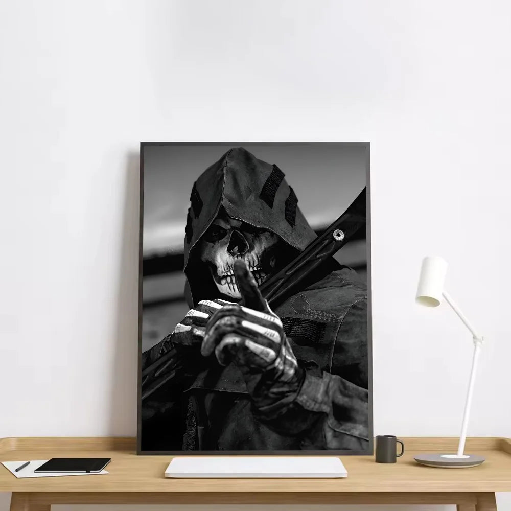 Modern Warfare Call Of Duty Poster HD art sticky wall waterproof home living room bedroom bar aesthetic decoration