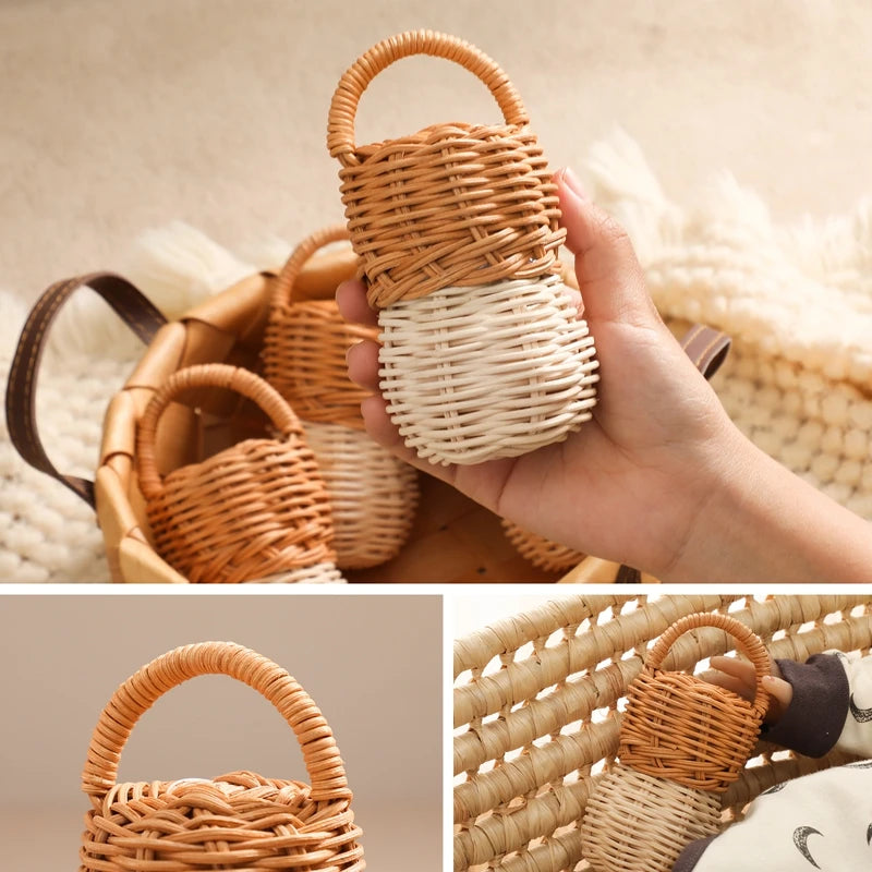 Baby Toys Rattan Pine Bell Wooden Rattan Toys Wooden Baby Rattle Rattan Toy Bell rattle Toy Baby pro Baby Comfort Products