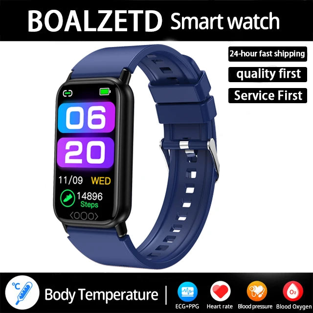 2025 New ECG+PPG Smart Watch Men Heart Rate Uric Acid Blood Fat Call Reminder Health Smartwatch Women Waterproof For Xiaomi IOS