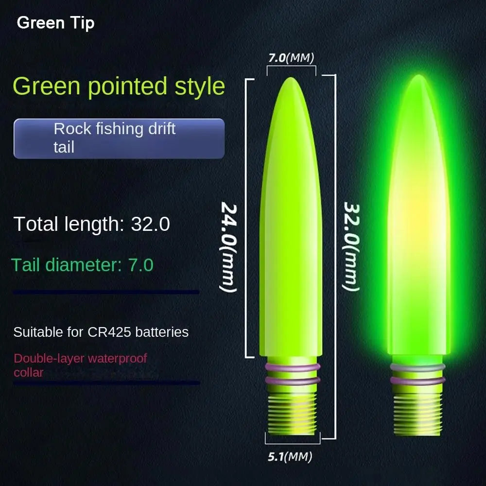 Sensor Color Change LED Fishing Smart Float Top Super Bright Electronic Floats Buoy Ultra Sensitive Night Fishing Float Top