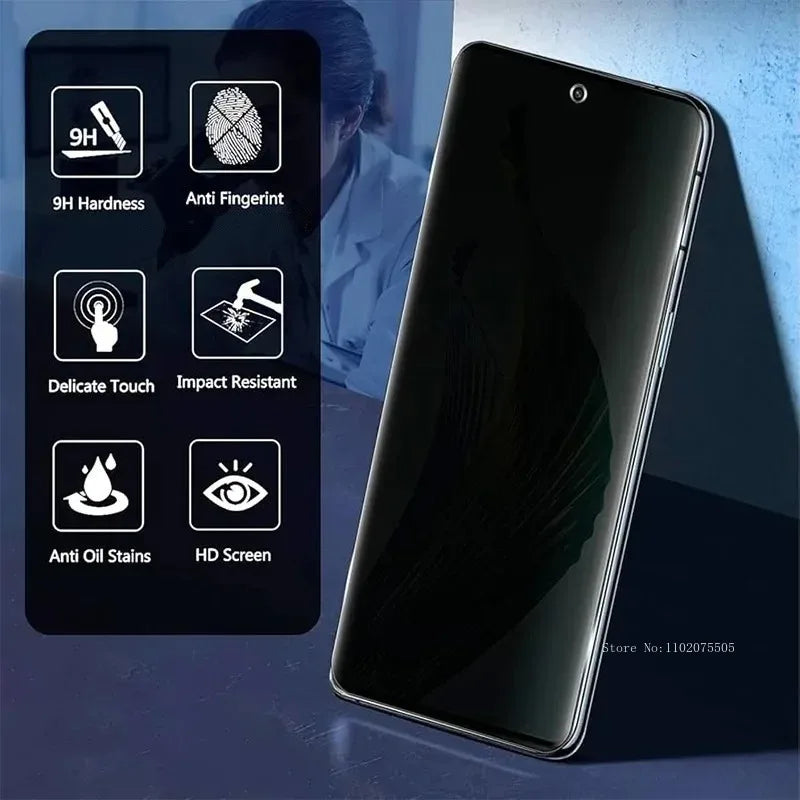 2Pcs Not-Glass Anti-Spy Screen Protector Hydrogel Film for Honor Magic Magic 6 5 4 Pro 6 7 Lite 6 Ultimate X8b X8a X9c Smart X6b