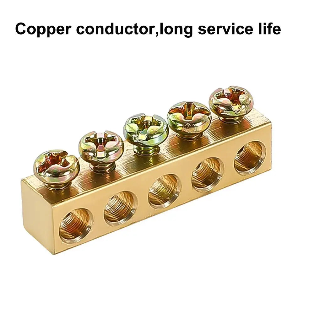 Wire Connector High Power Splitter Quick Electrical Cable Terminal Blocks Junction Box Connectors Large Current Conductor Brass