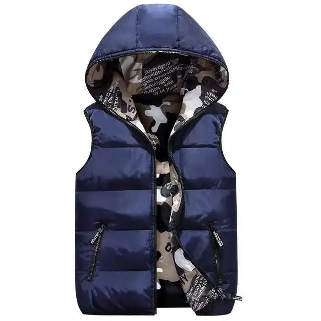 NEW Parent Child clothes Outfits Camouflage Child Waistcoat Cotton Girls Boys Vest Kids Jacket Children Outerwear For 100-185cm