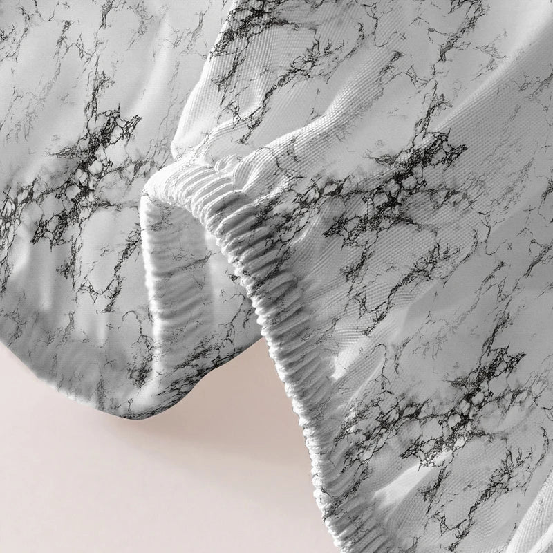 Four Seasons Men and Women Simple Fashion Texture Printing Sanded Bedspread Home Bedroom Hotel