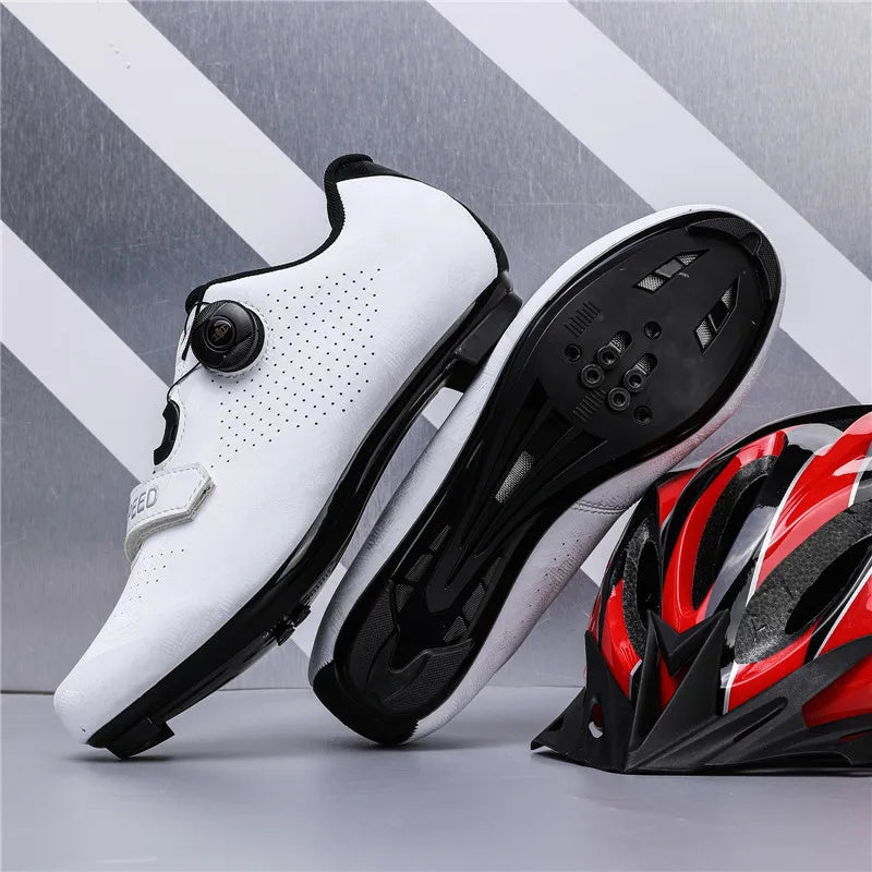 Cycling Shoes MTB Men SPD Road Dirt Bike Shoes Route Cleat Flat Sneaker Racing Women Bicycle Mountain Biking Shoes