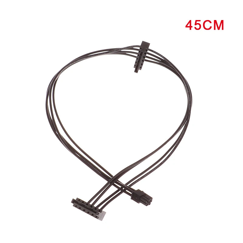35/45/65cm Mini 4 Pin to One/Two/Three SATA Power Supply Cable For Main Board Interface SATA SSD HDD Cable Power Supply Cable