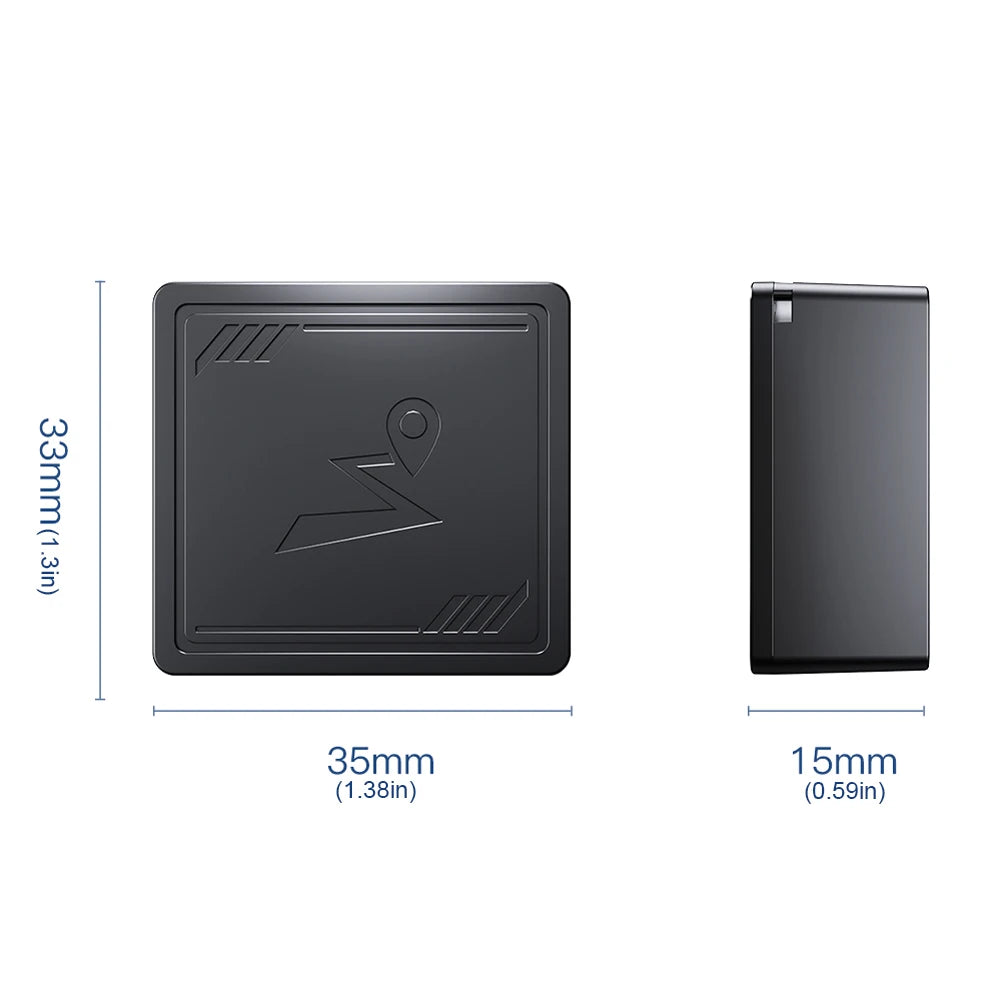 4G GPS Tracker with App Anti-Lost Recording Tracking Device Portable GPS Positioner for Cars Kids Pets