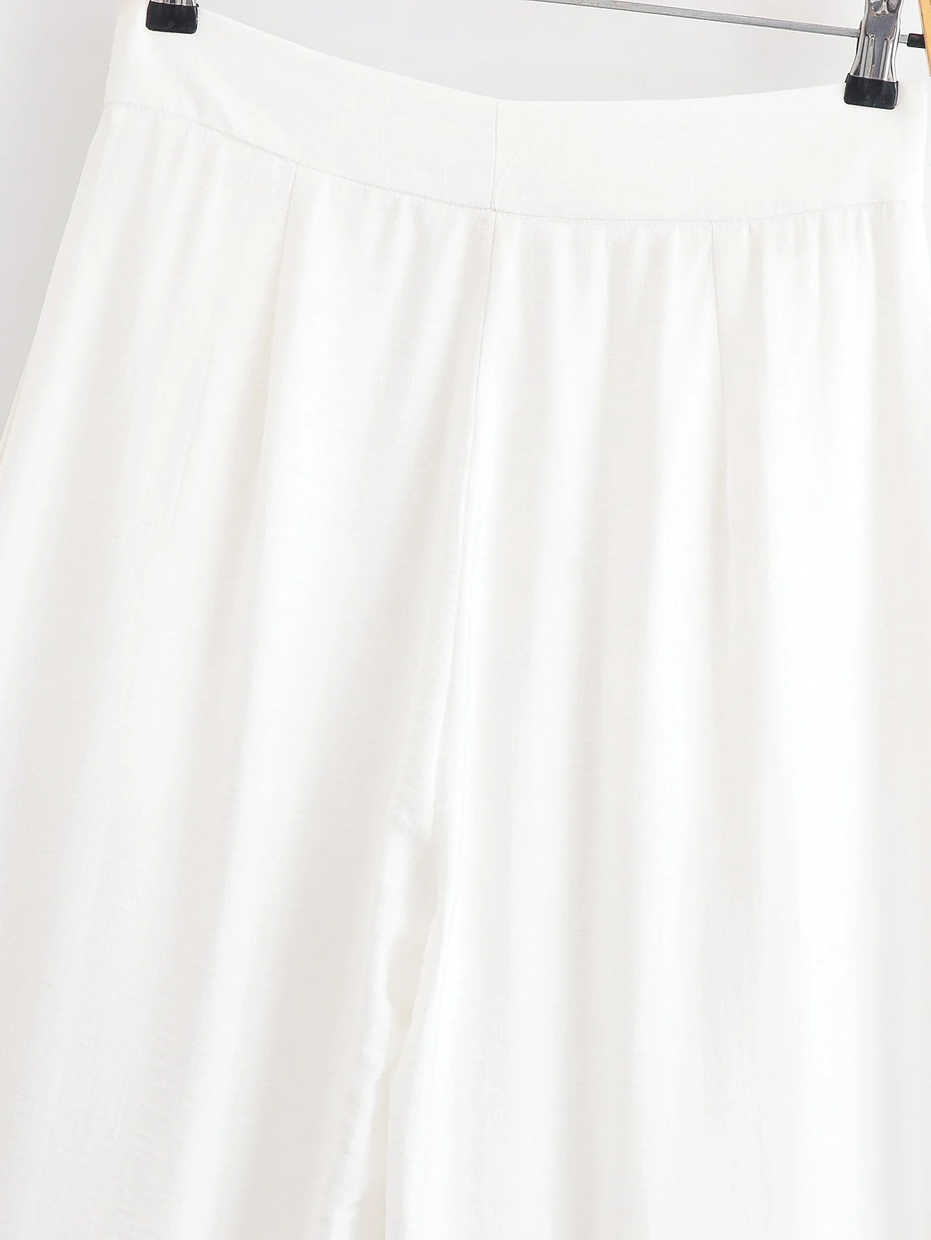 Women 2025 AZRAF Autumn New Fashion High Waist Loosen Pants Vintage Pleated Zipper Fly Pockets Casual Female Trousers Mujer