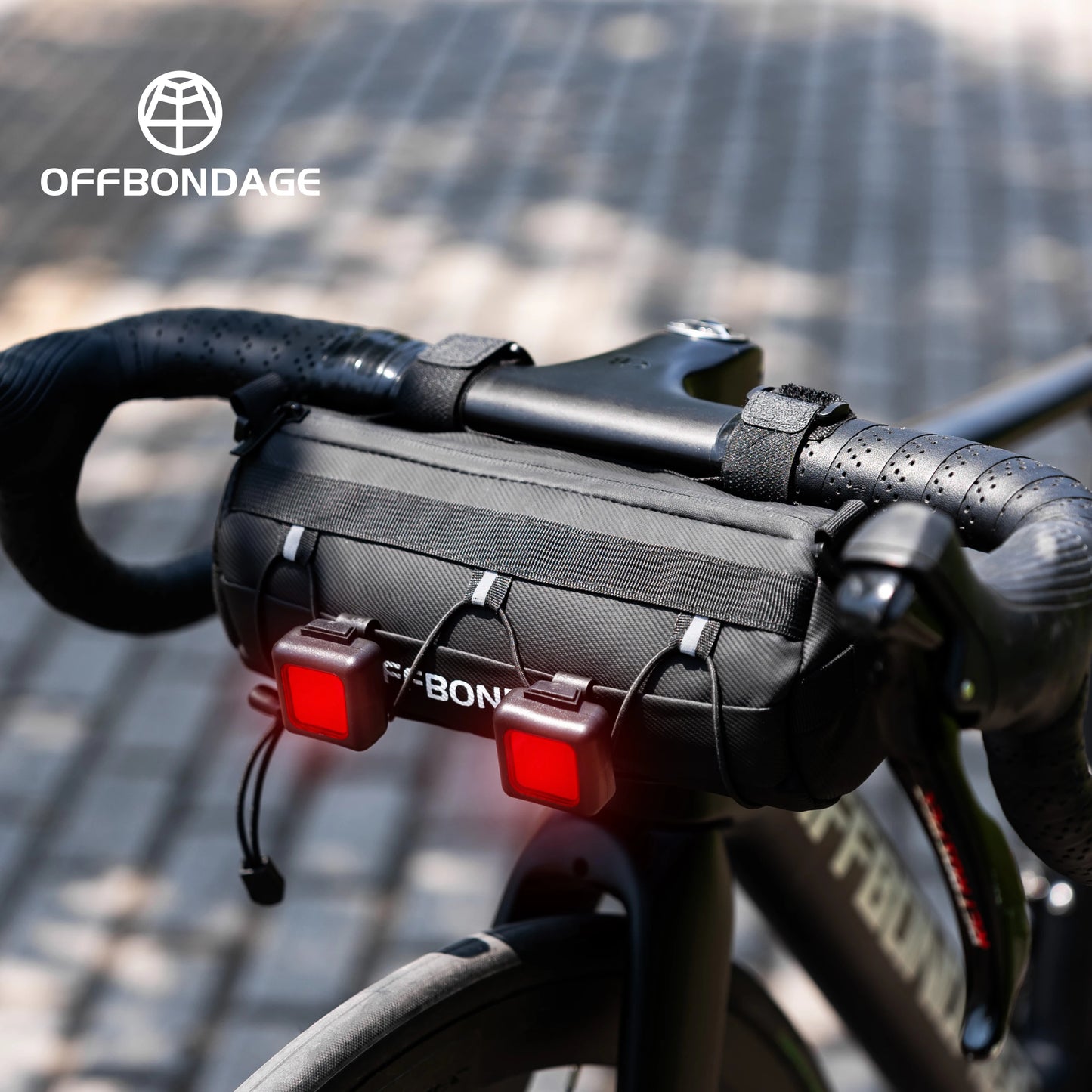 OFFBONDAGE Bike Bag Portable Handlebar Multi-purpose Large Capacity Backpack MTB Road Cycling Frame Tube Bag Elastic Band