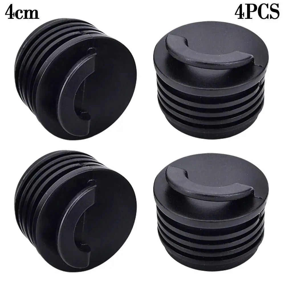 4pcs Kayak Marine Boat 3.5/4cm Rubber Kayak Scupper Stopper Bung Rubber Drain Holes Plugs Scupper Holes Plugs
