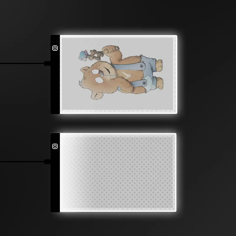A4/A5 LED Drawing Copying Table Children Drawing Board Transparent Copying Table