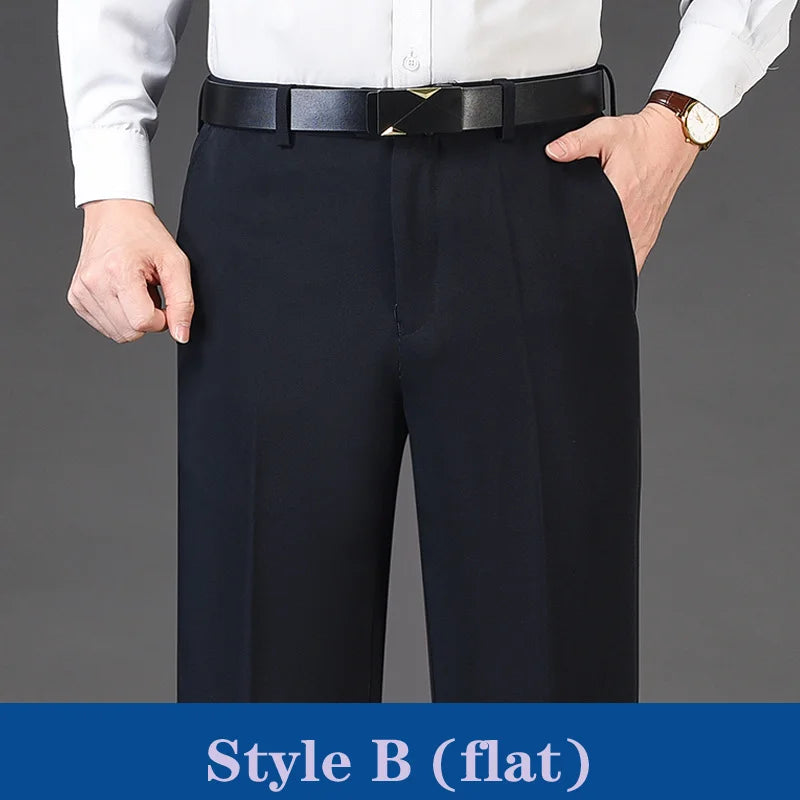 Men's Pants Clothing Officer Pantalones Hombre Oversized High Waist Trousers Spring Autumn Britches New Streetwear Casual Pants