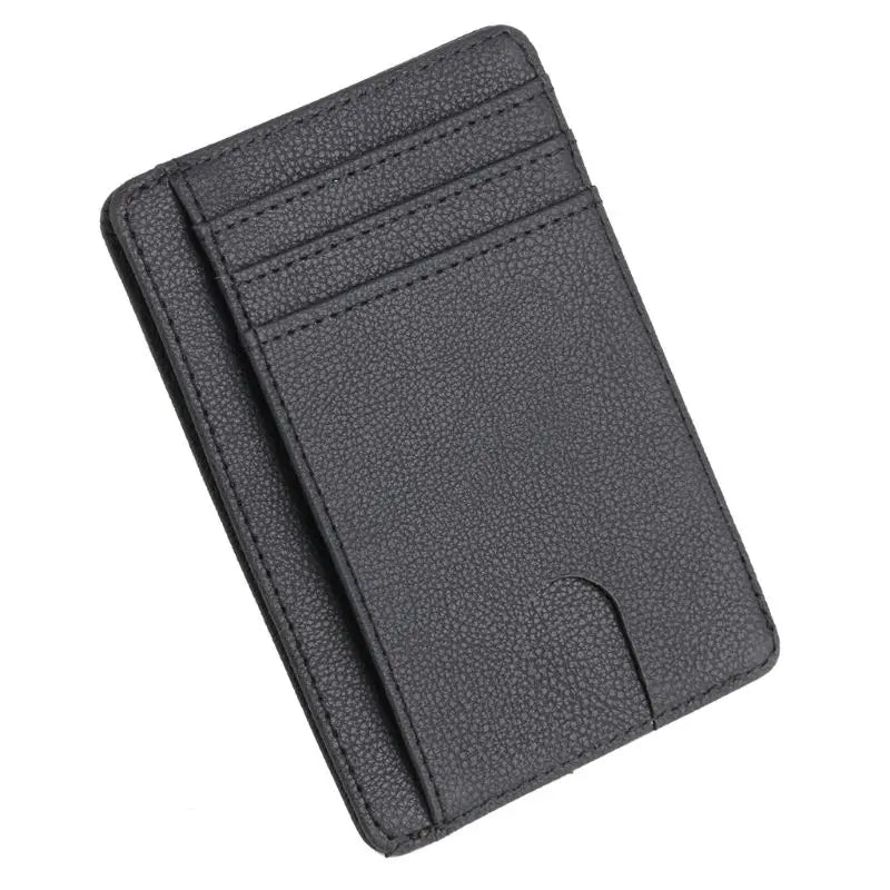 Slim RFID Blocking Leather Wallet Credit ID Card Holder Purse Money Case for Men Women Fashion Bag N15 19 Dropship