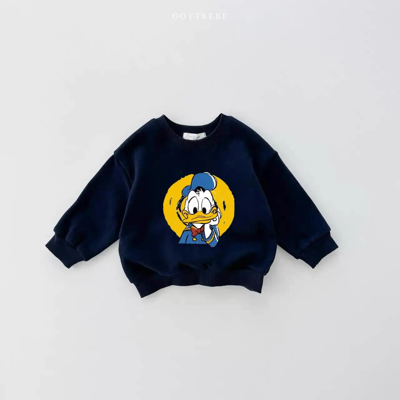 Trendy Clothes 0-6Year Child Cute Sweatshirts Donald Duck Minnie Long-sleeved Tops 2025 Ealry Autumn Clothing Kid Hoodies Casual