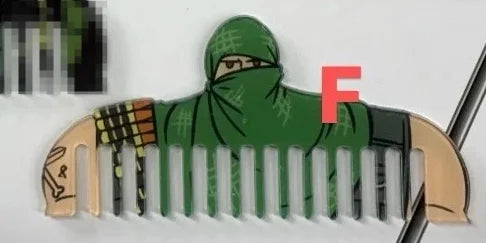 2025 new COD Call of Duty ghost kiosk keeang nikto abstract cosplay acrylic comb