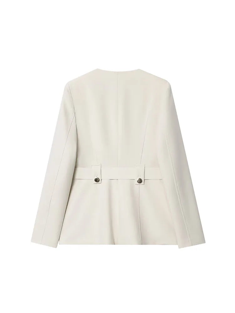 2025 Women Autumn Pant Suits 2-Pieces Sets Casual Solid Blazers Coats and Trousers Female Elegant Street Two Suit Clothing