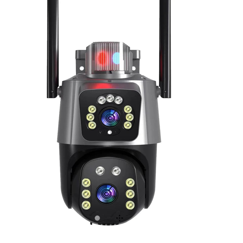 6MP Outdoor WiFi Camera Security Protection Night Vision Cameras PTZ IP Dual Lens CCTV Surveillance camaras de seguridad wifi