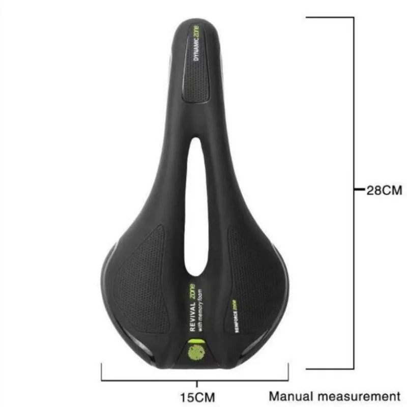 Bicycle Saddle Mountain Road Bike Thicken Saddle Hollow Breathable Comfortable Soft Men Women Cycling Seat