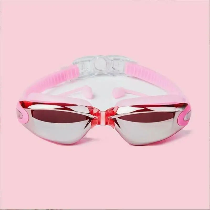 2024 Hot Anti Fog Swimming Goggles Uv Glasses Adjustable Earbuds Mya Adult UK