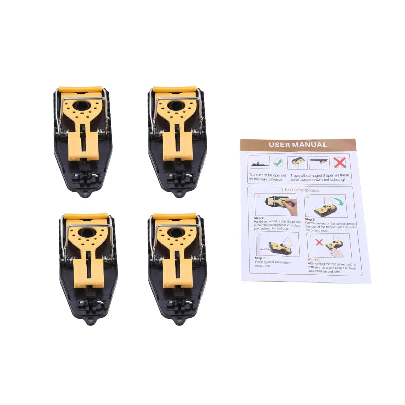4PCS High Quality Usable Return Mouse Capture Mouse Capture Mouse Capture Universal Semi-Animal Capture Interpreter