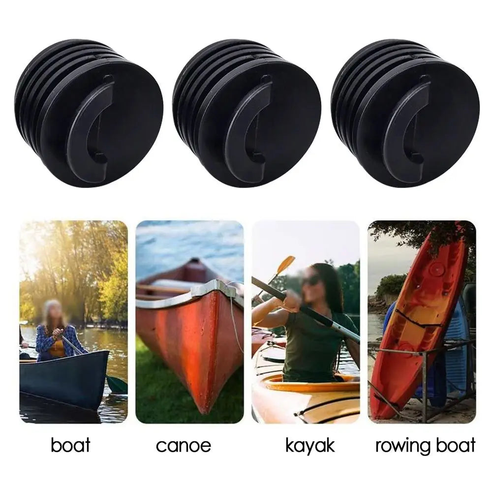 4pcs Kayak Marine Boat 3.5/4cm Rubber Kayak Scupper Stopper Bung Rubber Drain Holes Plugs Scupper Holes Plugs