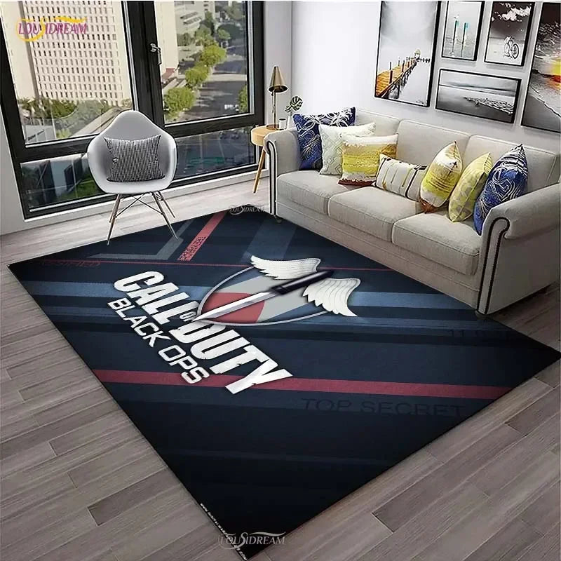Call of Duty Game Carpet Living Room bedroom Sofa Coffee decorat yoga area rugs kitchen Door Un-Slip Mats Alfombra birthday gift