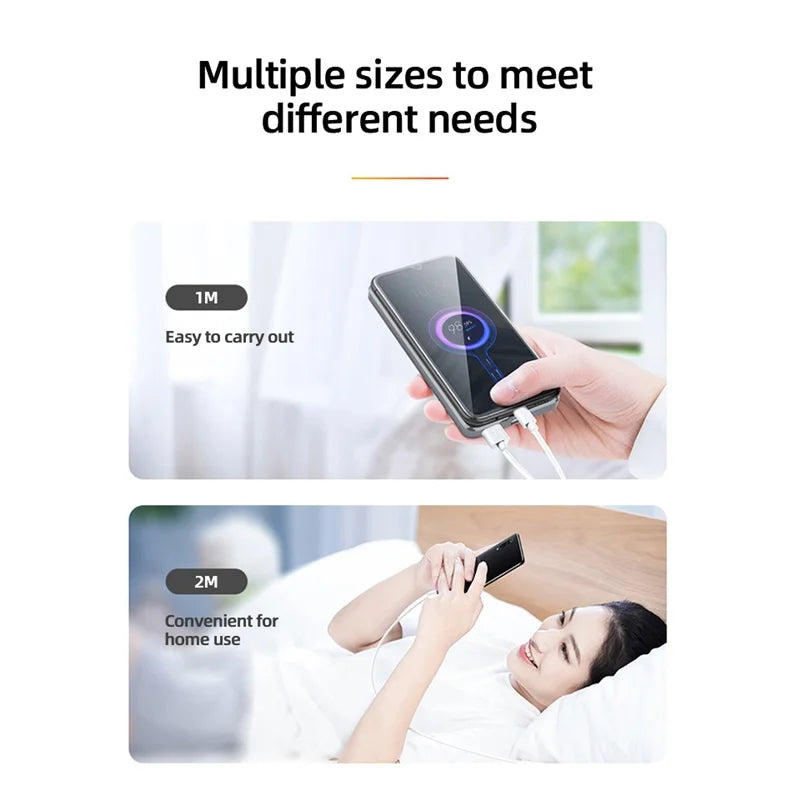 Original 120W USB Turbo Fast Charging Cable For Xiaomi mi 15 14 13 12 11 6A 67W Type C Cable Redmi Note 10 9 8 7 Pro K70 Poco X6