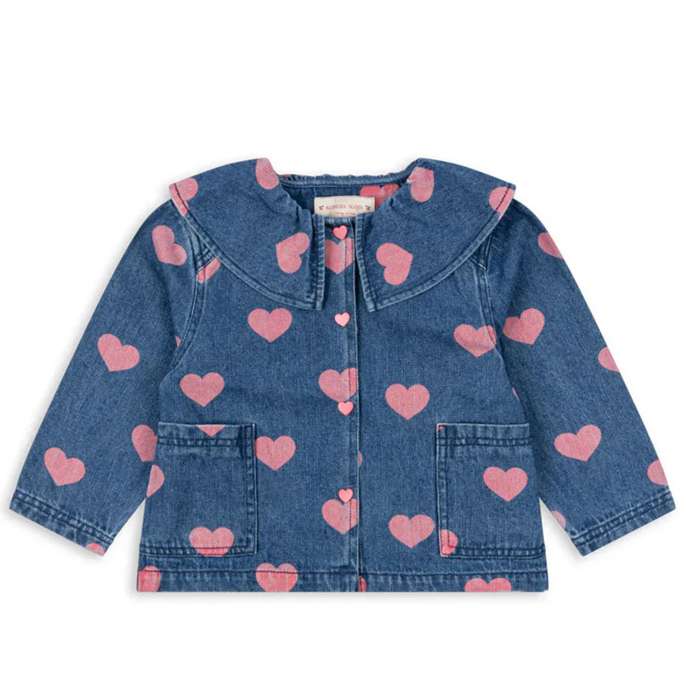 New Kids Girls Clothes Cute Print Cherry Denim Jacket Coat Overalls Jeans Toddler Girls Denim Dress White Shirt Outfit Set