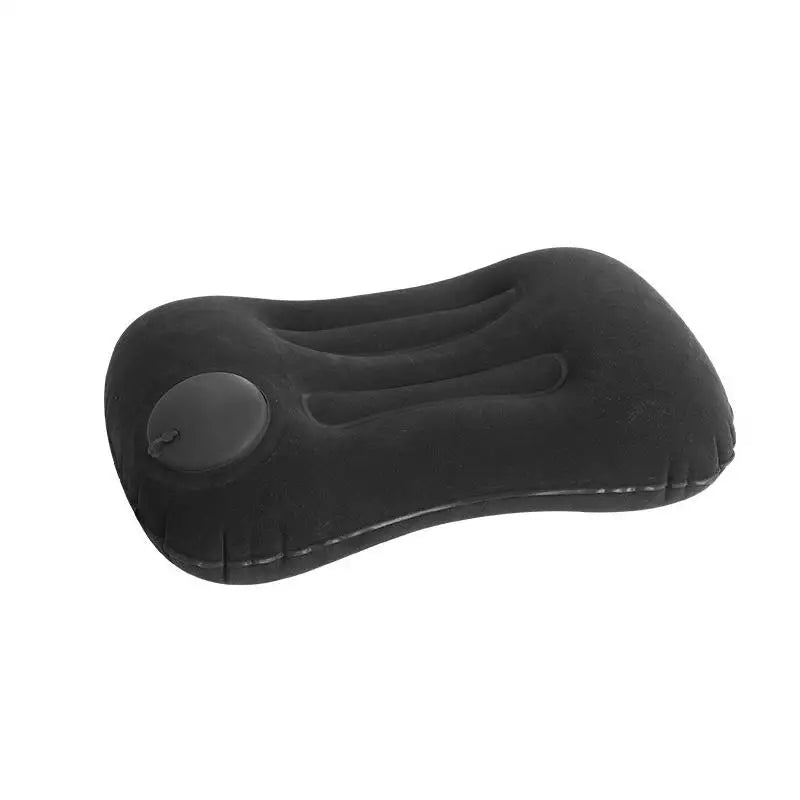 1pc Portable Neck Rest Press to Inflate Compact Air Pillow for Beach Office Home TravelCamping Pillow Inflatable Travel Pillow