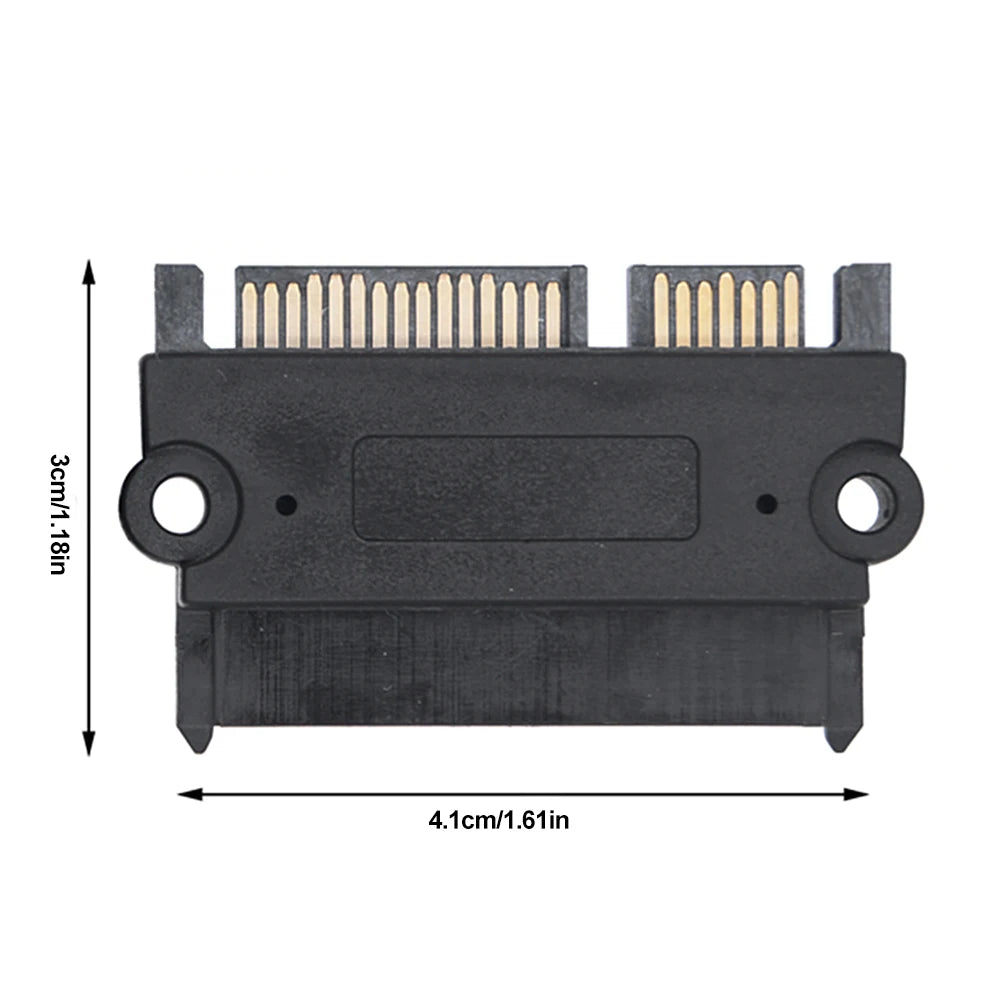 SATA Male To Female Power Data Converter 22Pin 7+15 Male To Female SATA To SATA Converter SATA To SATA Adapter