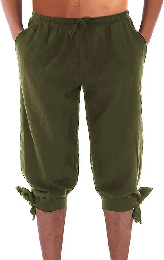 Pirate Pants Breeches for Men Medieval Renaissance Viking Cosplay Horseman Peasant Castaways Costume Bloomers Trousers
