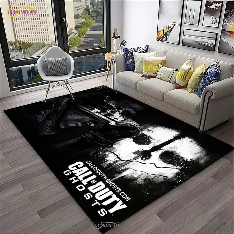 Call of Duty Game Carpet Living Room bedroom Sofa Coffee decorat yoga area rugs kitchen Door Un-Slip Mats Alfombra birthday gift