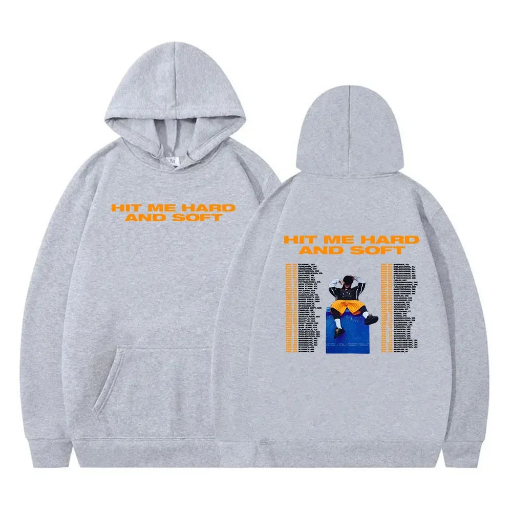 Women Sudaderas 2024 Album Hit Me Hard and Soft Hoodie Aesthetic Hip Hop Streetwear Ropa Mujer Winter Fleece Warm Hooded Clothes