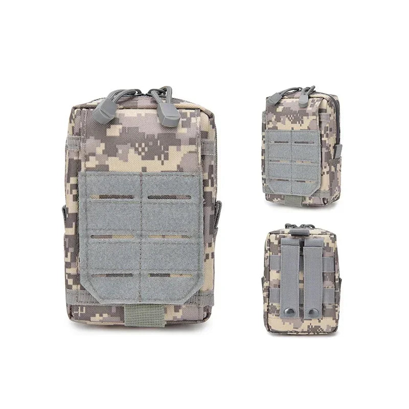 Tactical Moller Bag Outdoor Mobile Phone Waist Bag EDC Tool Hunting Accessories Bag Vest Pack Cell Phone Working Tools Holder