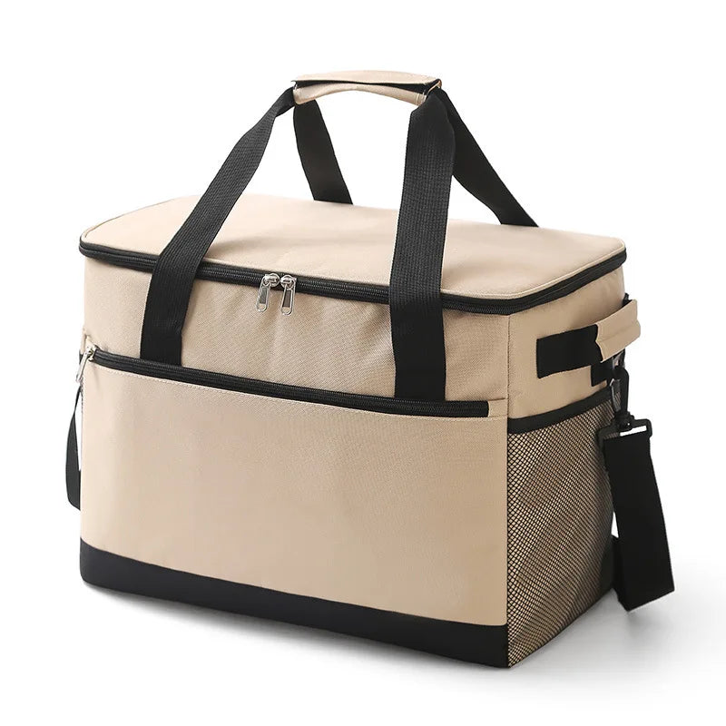 Outdoor Picnic Bags Large Capacity Leakproof Lunch Cooler Bags for Women Men Outdoor Travel Picnic Thermal Insulation Bag Box
