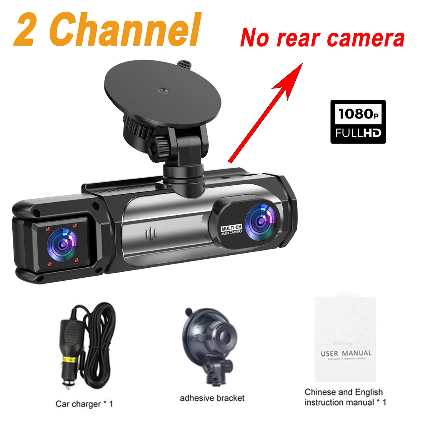 3 Cameraes Dash Cam 1080P Front and rear view camera Night Vision Parking Monit Car DVR 3way Car Video Recorder With Gift