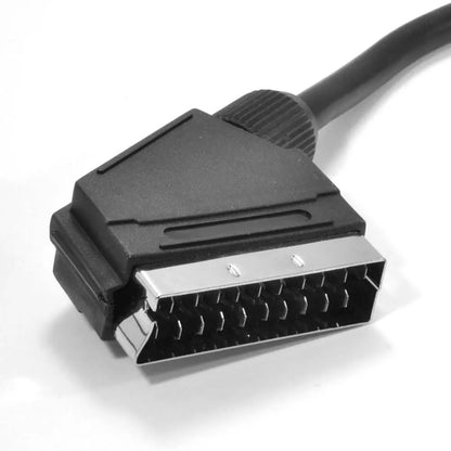 1.5m SCART to SCART Cable Lead Wire with 21 Pins Connected