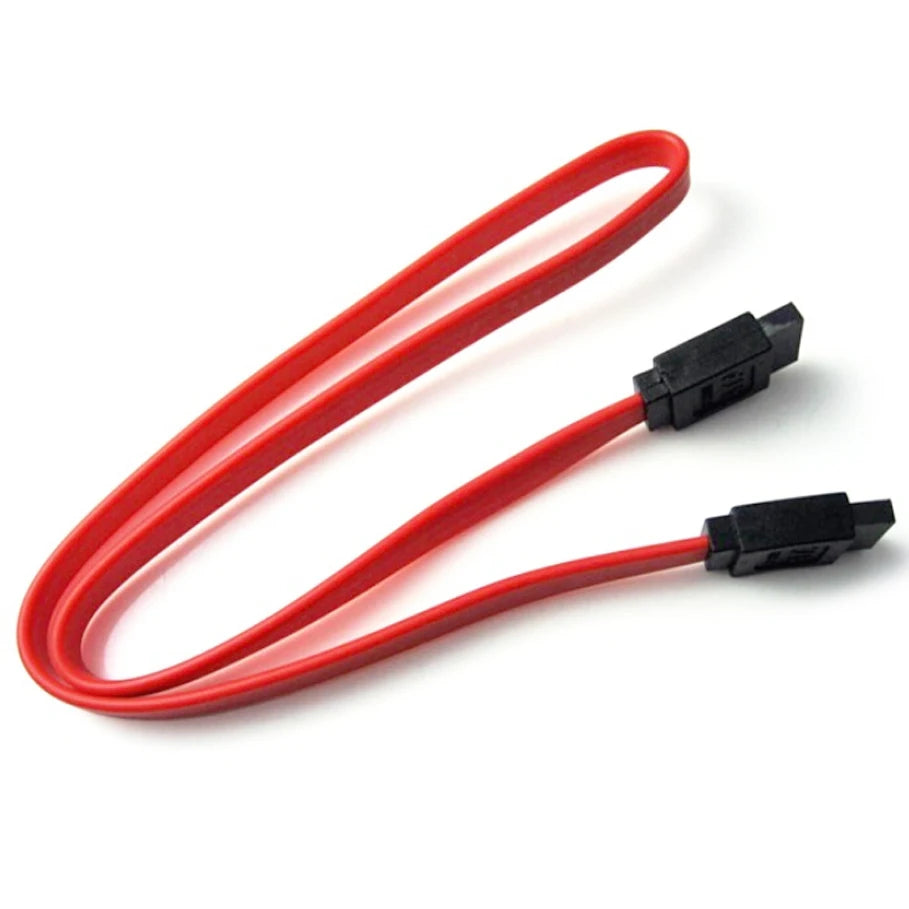 10pcs/lot 7 Pin Straight SATA Cable for Computer Laptop Hard Drive 50cm SATA Cable