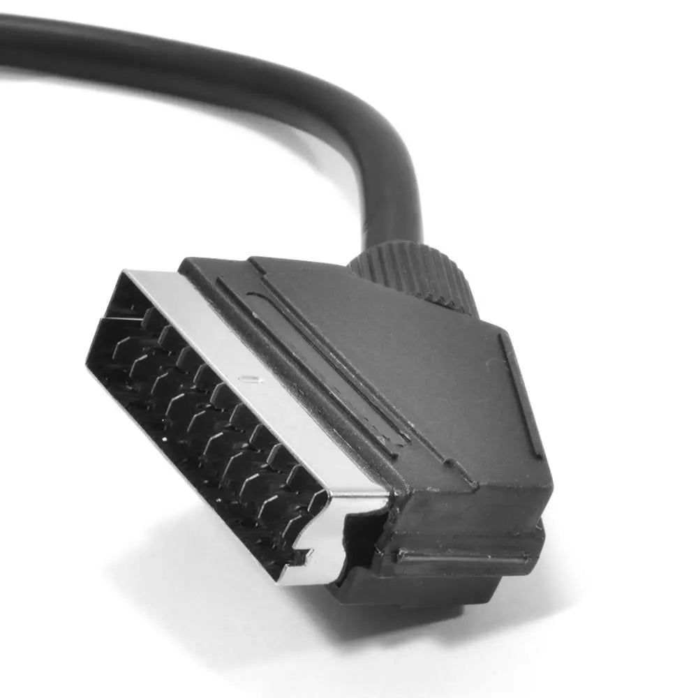 1.5m SCART to SCART Cable Lead Wire with 21 Pins Connected