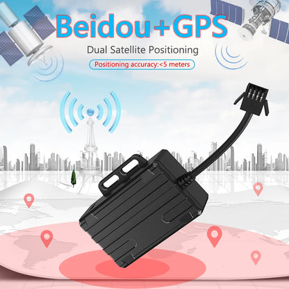GPS Motorcycle Vehicle Car GPS GSM Tracker  Anti-lost Waterproof Real Time Tracking Locator Built-in Sensor Low Battery Alarm