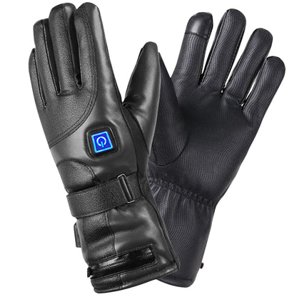 Rechargeable Heated Gloves 3 Temperature Levels Heating Gloves Battery Powered Heating Gloves for Outdoor Cycling Skiing Hiking