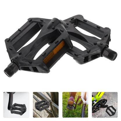 1 Pair Replacement Kids Bike Pedals Non-Slip Bicycle Pedals Bicycles Pedals Cycling Pedal Road Bikes Anti-Skid Bikes Pedals Pink