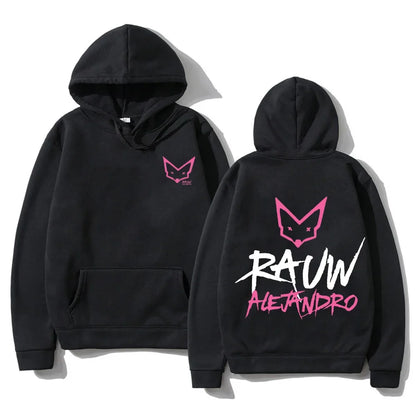 Men_Women Clothing Rapper Rauw Alejandro Saturno Hoodies Long Sleeve Casual Fleece Hooded Sweatshirt Sudadera Ropa Hombre Unisex