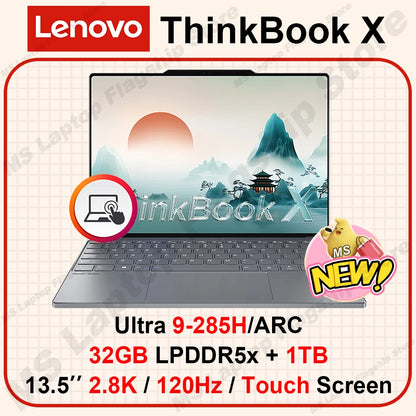 【2025 New】Lenovo ThinkBook X 32G+1T Ultra5/Ultra9/ARC 13.5inch 2.8K 120Hz （Optional Touch Version）