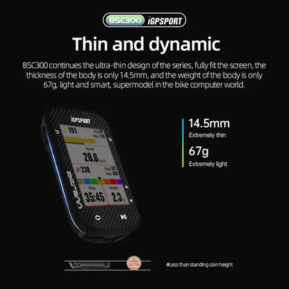 IGPSPORT Bsc300 Gps Bike Computer Wireless Speedometer GPS Navigation ANT Cadence Sensor IPX7 Waterproof Bicycle