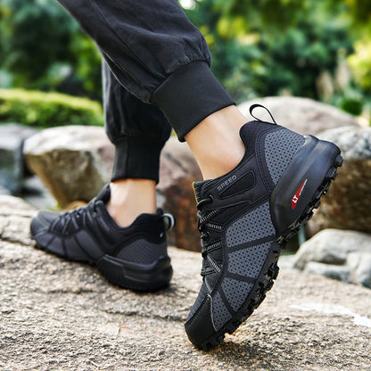 Men's Cycling Shoes Non-slip Grip Mountain Bike Shoes Casual Road Cycling Shoes Comfortable Hiking Shoes Outdoor Sports Shoes